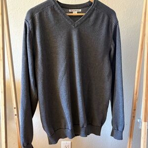 Club Room 100% Cotton Men's Gray Sweater L